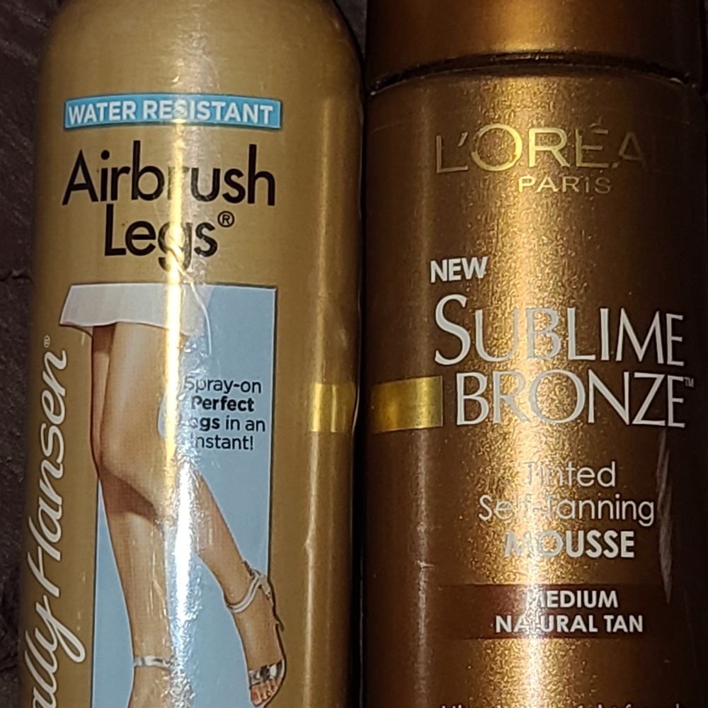 Self tanning/ bronzer pretty legs duo